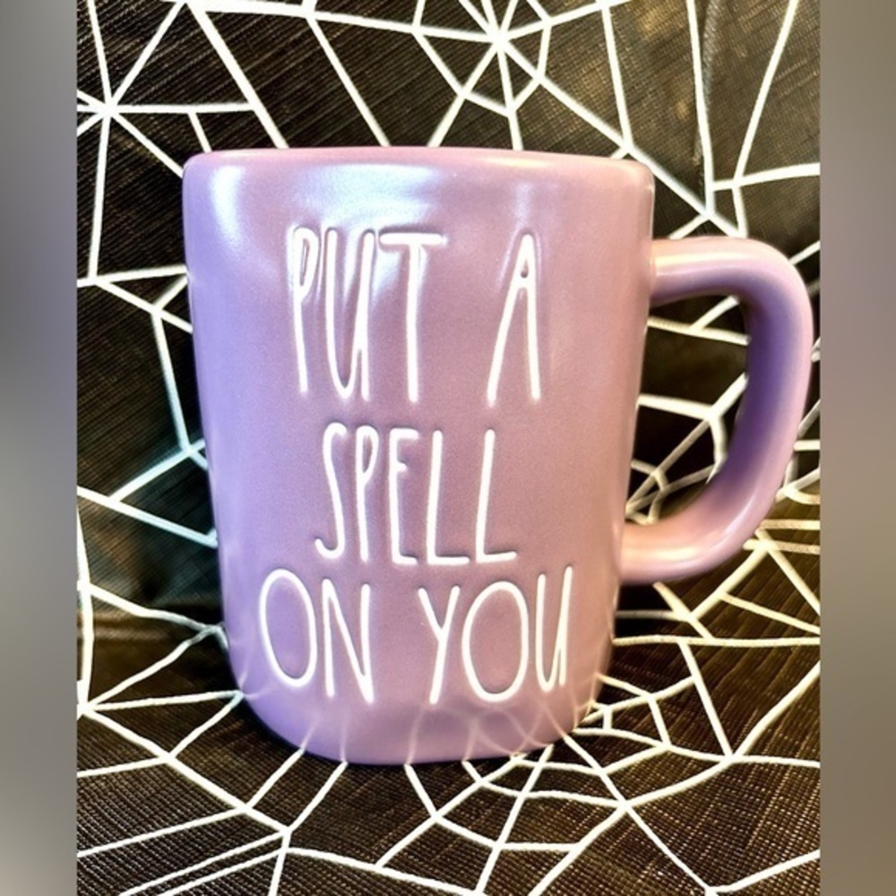 RAE DUNN | PUT A SPELL ON YOU MUG | PURPLE | BRAND NEW | HALLOWEEN 2023 RELEASE